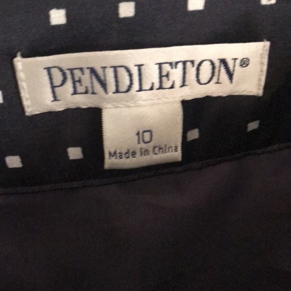 PENDLETON navy skirt - Picture 3 of 3